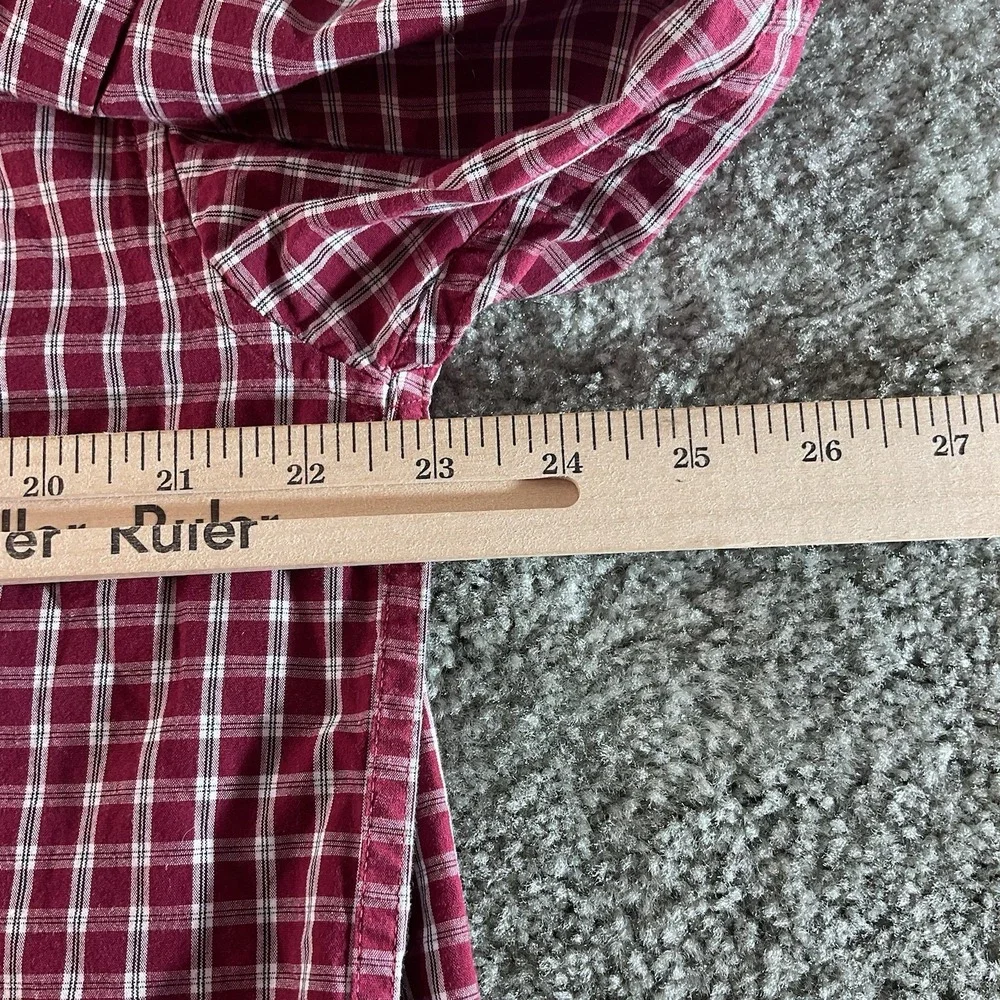 CS‎ Crable Sportswear OU Sooners  Red/ White Button Down Shirt Men's Medium